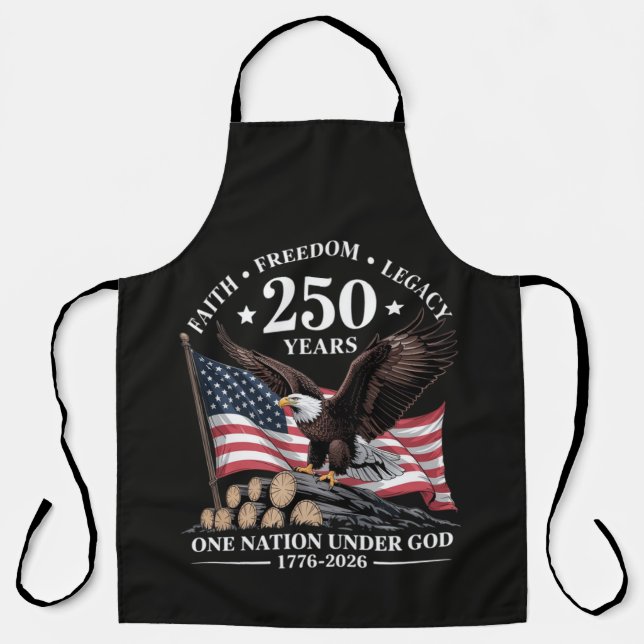 Eagle 250th Anniversary USA Apron (Front)