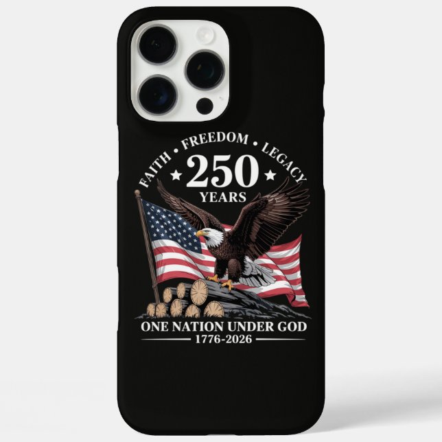 Eagle 250th Anniversary USA Case-Mate iPhone Case (Back)