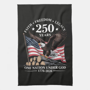 Eagle 250th Anniversary USA Tea Towel