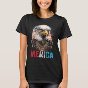 Eagle  4th of July American Flag USA Patriotic Ame T-Shirt