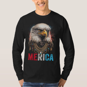 Eagle  4th of July American Flag USA Patriotic Ame T-Shirt
