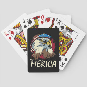 Eagle 4th Of July American Playing Cards