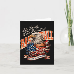 Eagle American Flag Patriotic Basketball Card
