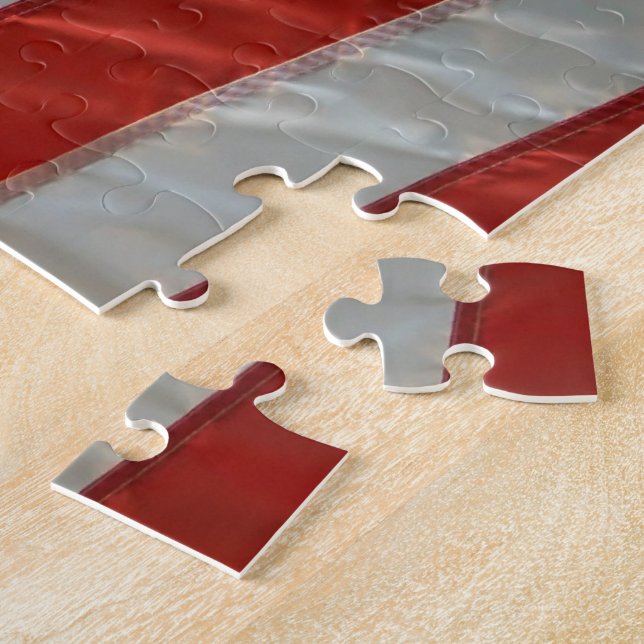 Eagle American Flag Puzzle (Side)