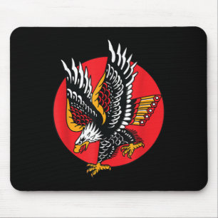 Eagle American Traditional Tattoo Ink Old School F Mouse Pad