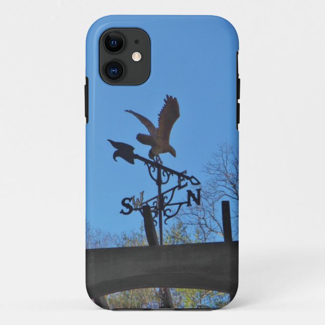 Eagle and Arrow Weather vane blue skys Case-Mate iPhone Case (Back)