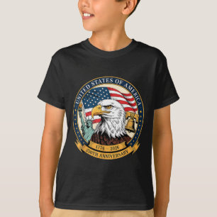 Eagle And Flag 1776-2026 250th Birthday America T-Shirt