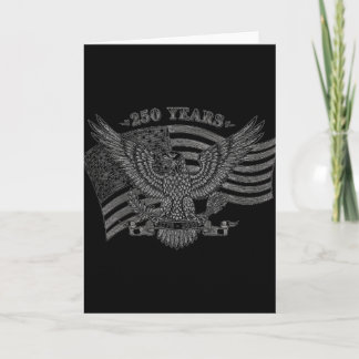 Eagle And Flag 250 Years 1776-2026 250th  Card