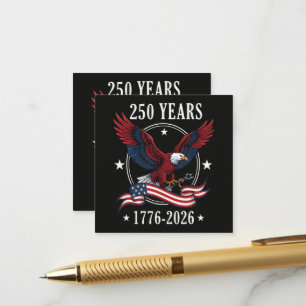 Eagle And Flag 250 Years 1776-2026 250th Enclosure Card
