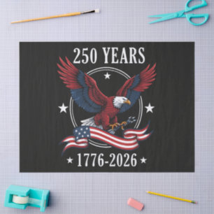 Eagle And Flag 250 Years 1776-2026 250th Tissue Paper