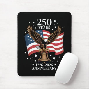 Eagle and Flag 250 Years of America 1776-2026 Mouse Pad