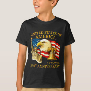 Eagle And Flag 250th Birthday America Since 1776 T-Shirt