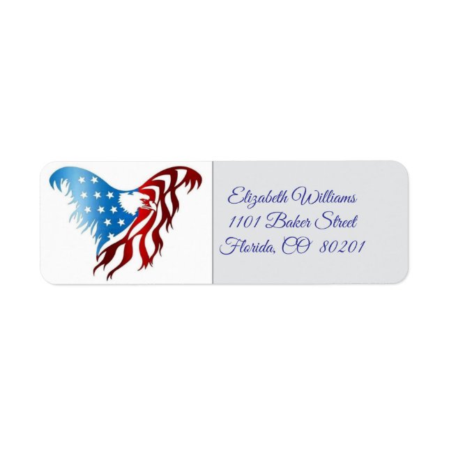 Eagle and Flag America 🇺🇸  (Front)