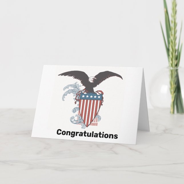 Eagle and Shield New U.S. Citizen Card (Front)