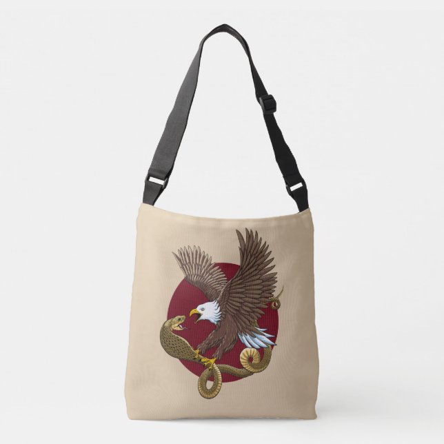 Eagle and Snake Crossbody Bag (Front)