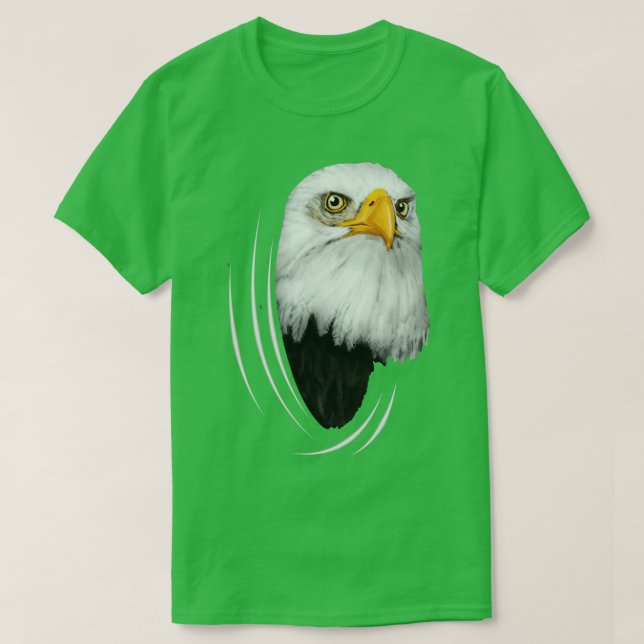 Eagle Animal Coming From Inside T-Shirt (Design Front)