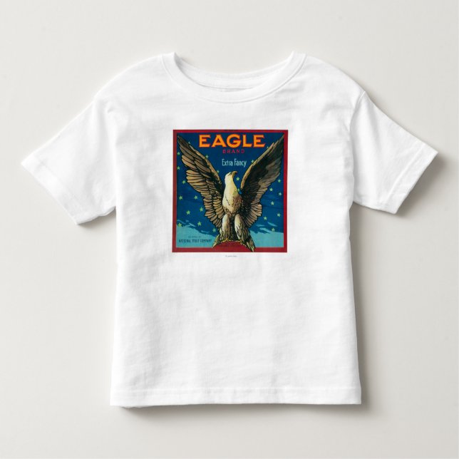 Eagle Apple Crate Label Toddler T-Shirt (Front)