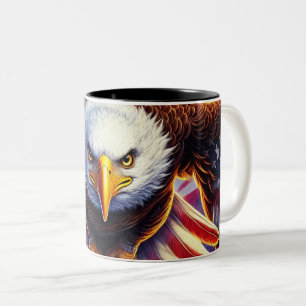 Eagle Art Two-Tone Coffee Mug