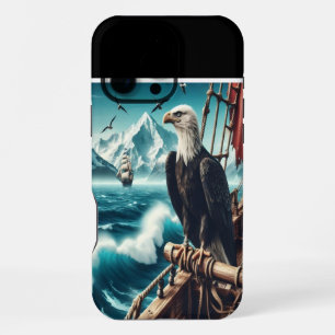 Eagle Atop The Ship iPhone 16 Pro Max Case