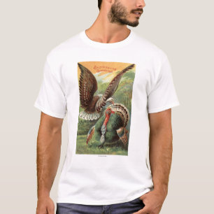 Eagle Attacking a Turkey T-Shirt