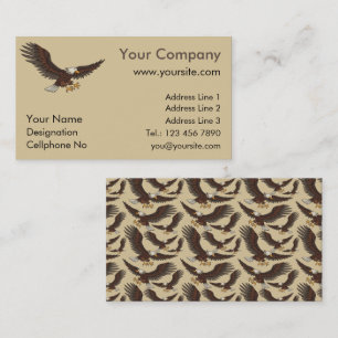 Eagle Attacking Business Card