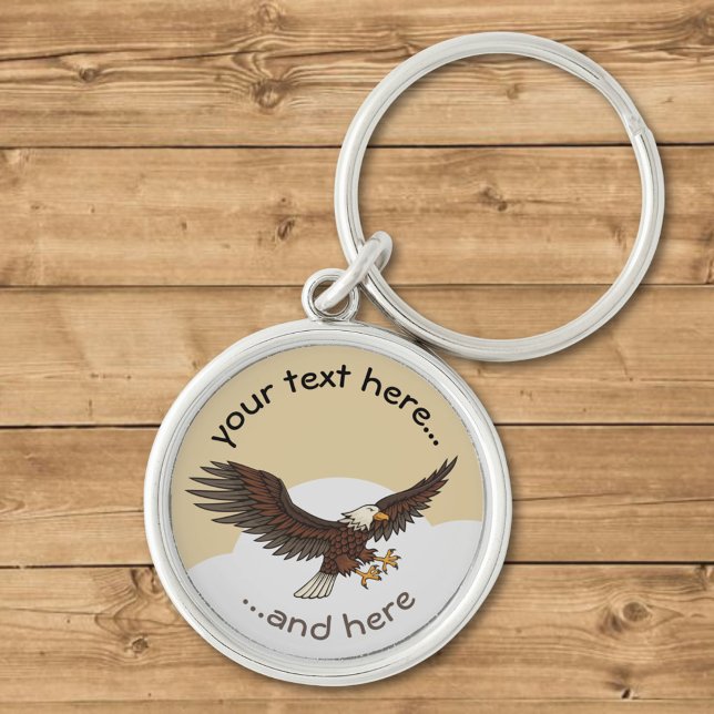 Eagle Attacking Key Ring (Creator Uploaded)
