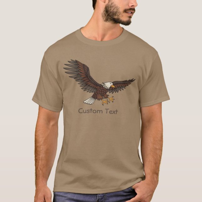 Eagle Attacking T-Shirt (Front)