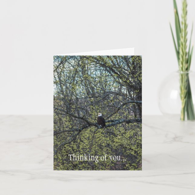 Eagle Awareness Thinking Of You Card (Front)