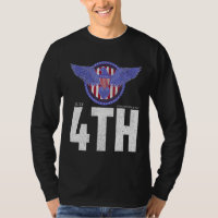 Eagle Badge Independence Day with American Happy 4