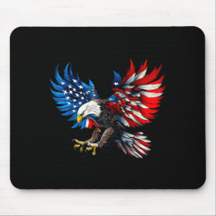 Eagle Bald 1776-2026 250 Years American 250th 4th Mouse Pad