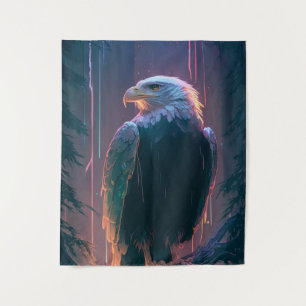 Eagle Bird Animal Portrait Painting Wildlife Tapestry