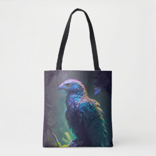 Eagle Bird Animal Portrait Painting Wildlife Tote Bag