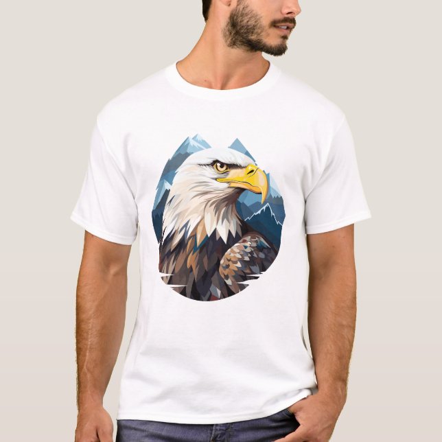 Eagle Bird Animal World Wildlife Beauty Discovery T-Shirt (Front)