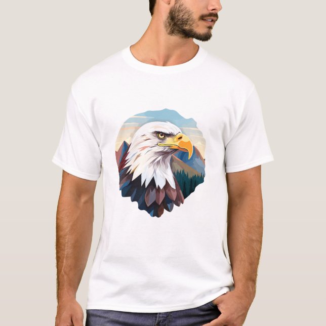 Eagle Bird Animal World Wildlife Beauty Discovery T-Shirt (Front)