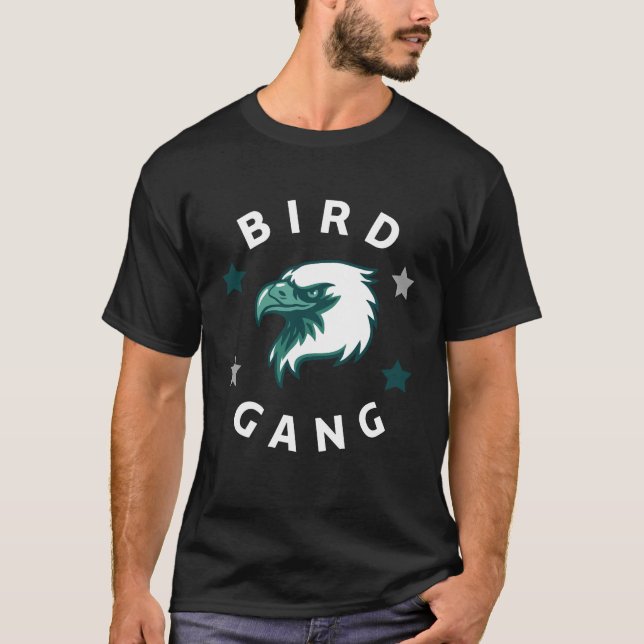 Eagle Bird Gang Funny Philadelphia T-Shirt (Front)