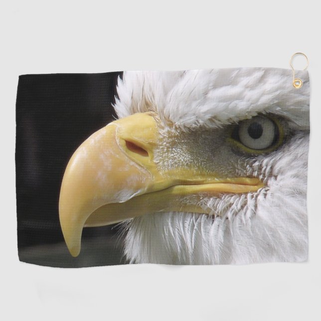 EAGLE BIRD OF PREY  GOLF TOWEL (Horizontal)