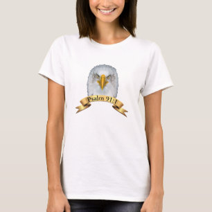 Eagle Bird  with Psalm  91:1 T-Shirt