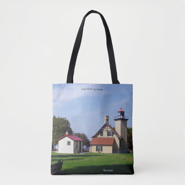 Eagle Bluff Lighthouse all over bag (Front)