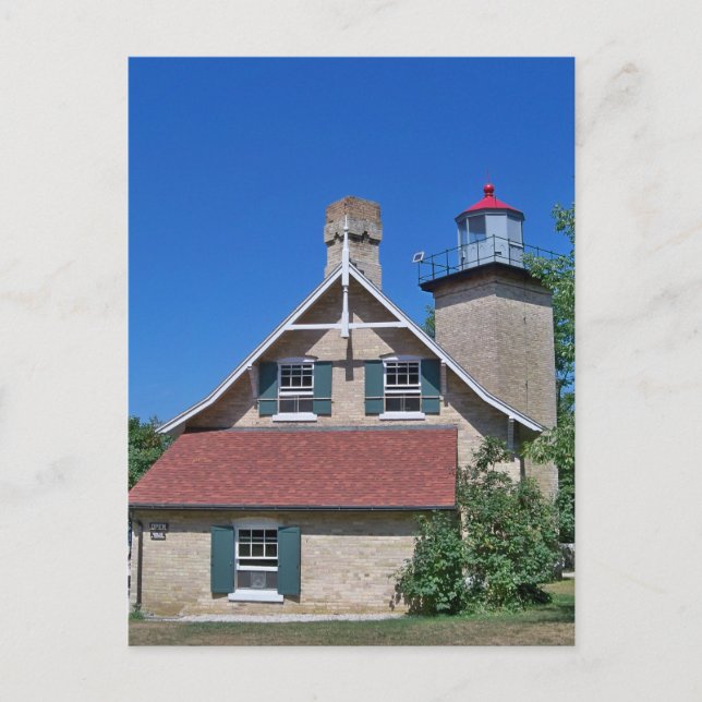 Eagle Bluff Lighthouse Postcard (Front)