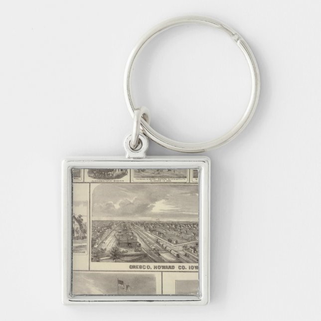 Eagle Brewery, Cedar Rapids Key Ring (Front)