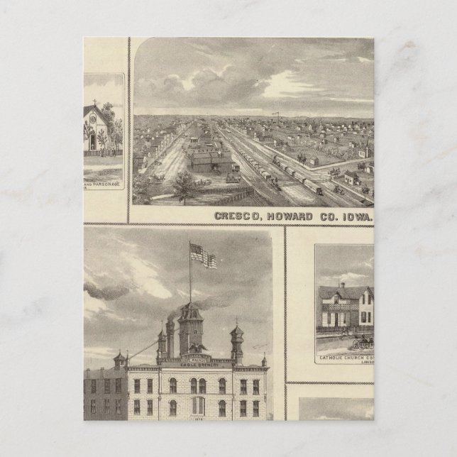 Eagle Brewery, Cedar Rapids Postcard (Front)