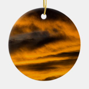 eagle burnout ceramic tree decoration