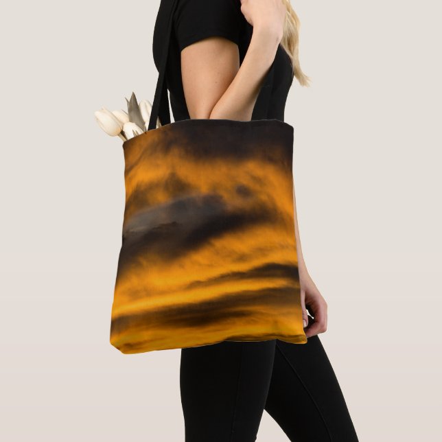 eagle burnout tote bag (Close Up)
