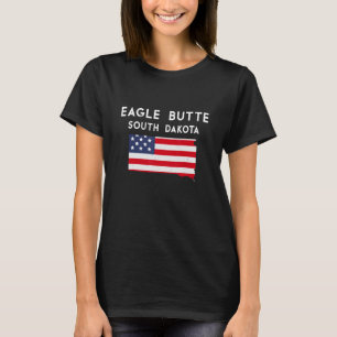 Eagle Butte South Dakota USA State America Travel  T-Shirt