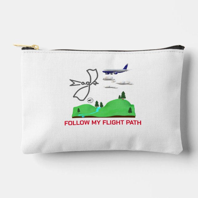 Eagle by Elfabetz - Follow My Flight Path Accessory Pouch (Front)