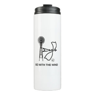 Eagle by Elfabetz- Go with the Wind Thermal Tumbler