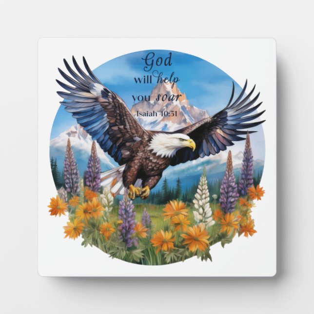 Eagle Christian Plaque (Front)
