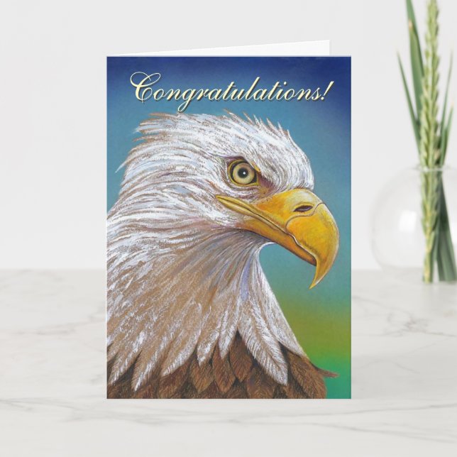Eagle Congratulations Card (Front)