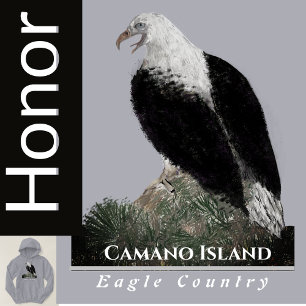Eagle Country, Personalise City Text  Hoodie