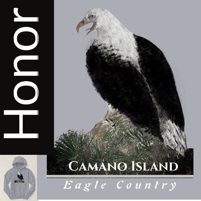 Eagle Country, Personalise City Text  Hoodie (Creator Uploaded)